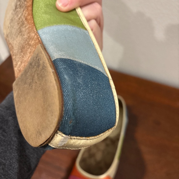 Coach Laila Canvas Striped Ballet Flats - Multicolor, 10 - Picture 7 of 8